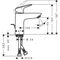 HG Einhebel-Waschtischmischer 100 LOGIS DN 15 LowFlow 3,5 l/m m ZAG chrom