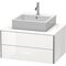 Duravit Waschtischunterbau XSQUARE 400x1200x548mm weiß supermatt