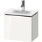 Duravit Waschtischunterbau L-CUBE 400x440x311mm Türansch li weiß supermatt