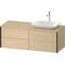 Duravit Waschtischunterbau XVIU 1400x550mm Champ ma / we s-matt k ES