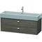 Duravit Waschtischunterbau BRIOSO Griffe chrom 442x1184x459mm pine terra