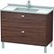 Duravit WT-Unterbau BRIOSO COMPACT Griffe chr 693x1020x469mm NB dunkel