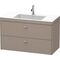 Duravit Waschtischunterbau BRIOSO 613x1000x480mm WT Vero Air 1 HL bas ma