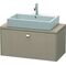 Duravit Konsolenunterschrank BRIOSO Griff chrom 442x920x480mm leinen