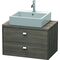 Duravit Konsolenunterschrank BRIOSO Griffe chrom 442x720x480mm pine terra