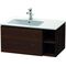 Duravit Waschtischunterbau L-CUBE 400x820x481mm Be li nussbaum gebürstet